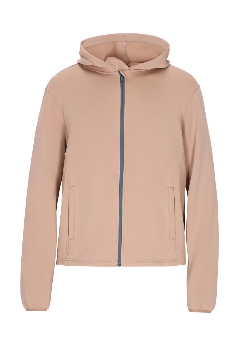 Minimalistische Kapuzenjacke mit Reißverschluss
