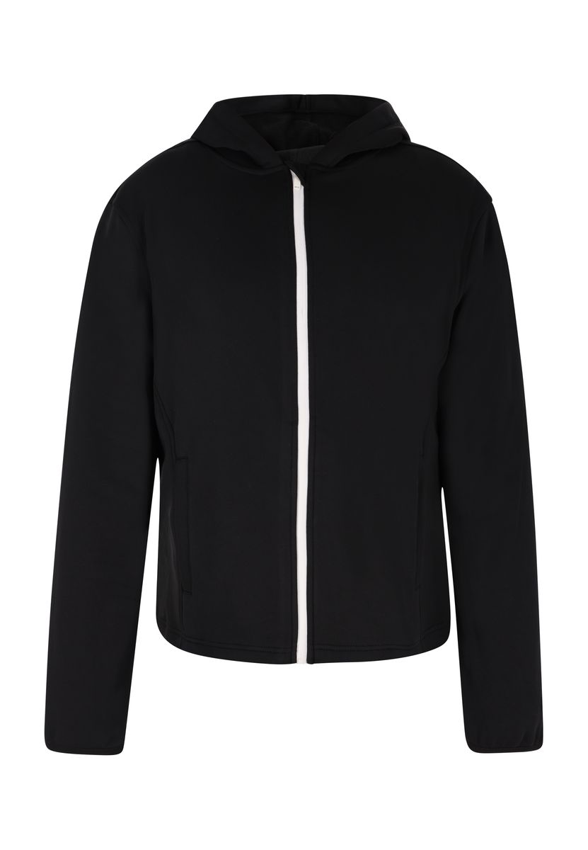 Minimalistische Kapuzenjacke mit Reißverschluss