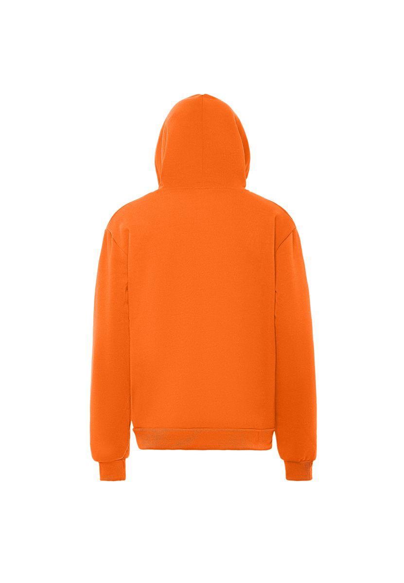 Klassischer Fleece-Kapuzenpullover mit Kordelzug
