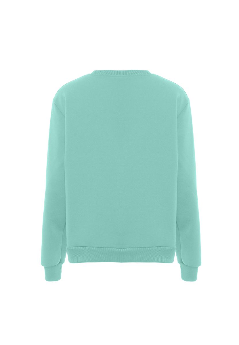 Klassisches Rundhals-Sweatshirt mit Bauchtasche
