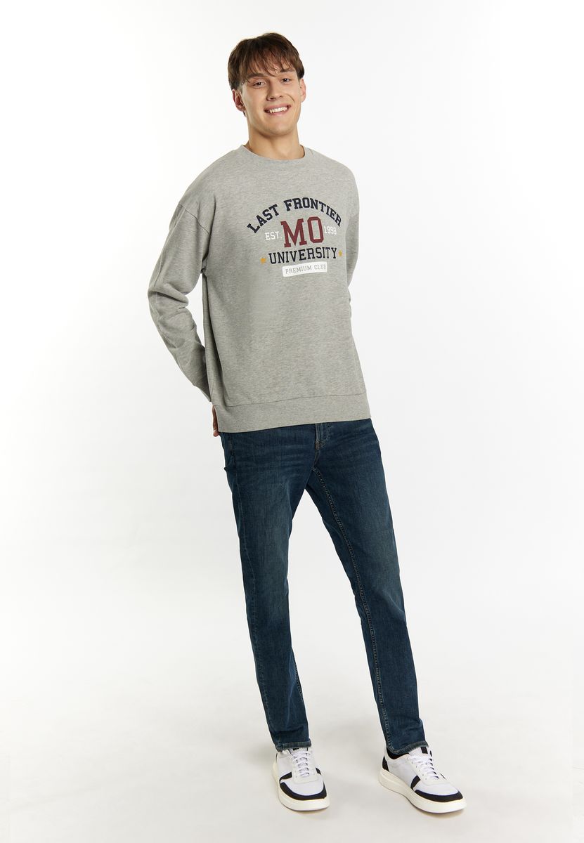 Sweatshirt mit College-Grafik im Relaxed Fit