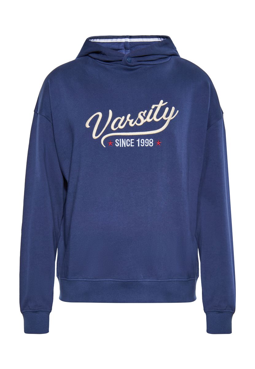 Hoodie mit Varsity-Grafikprint