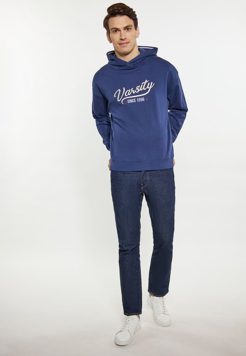 Hoodie mit Varsity-Grafikprint