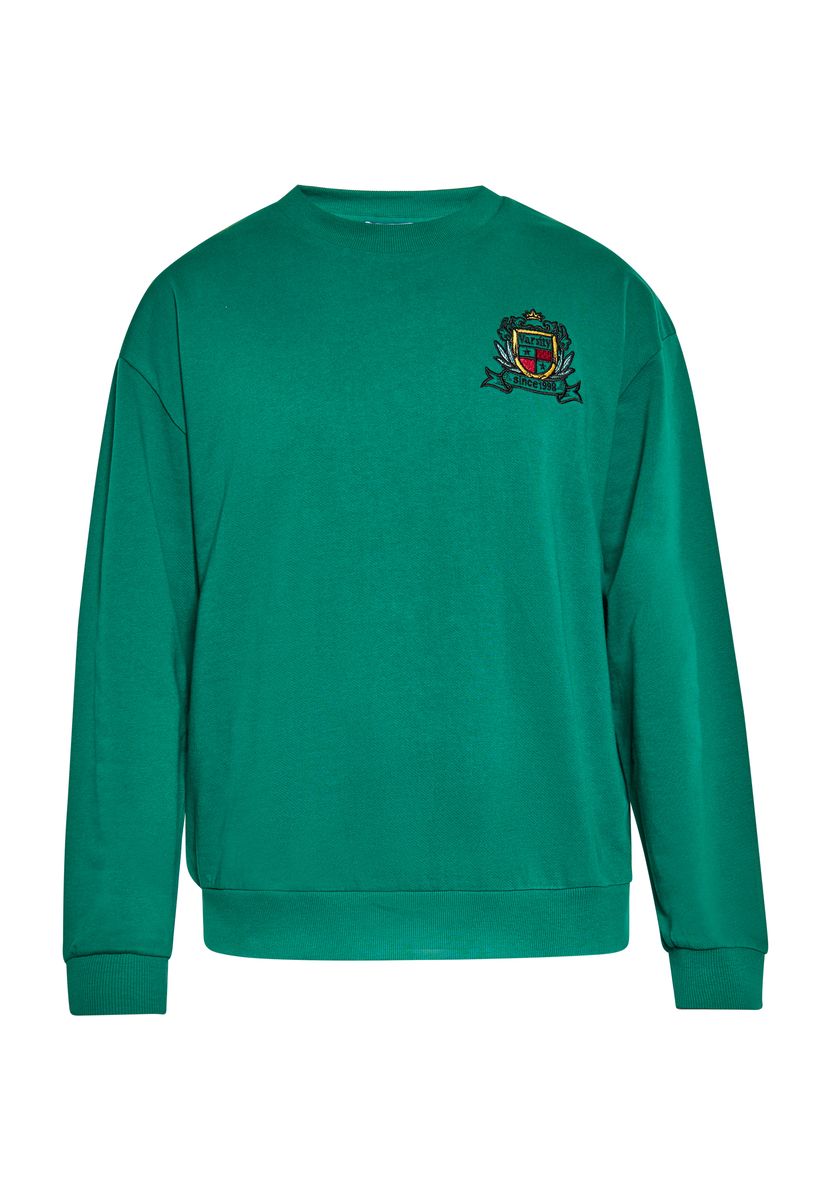 Crewneck-Sweatshirt mit College-Wappen