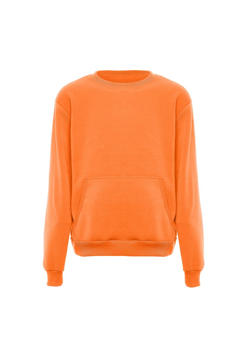Klassisches Sweatshirt mit Kängurutasche