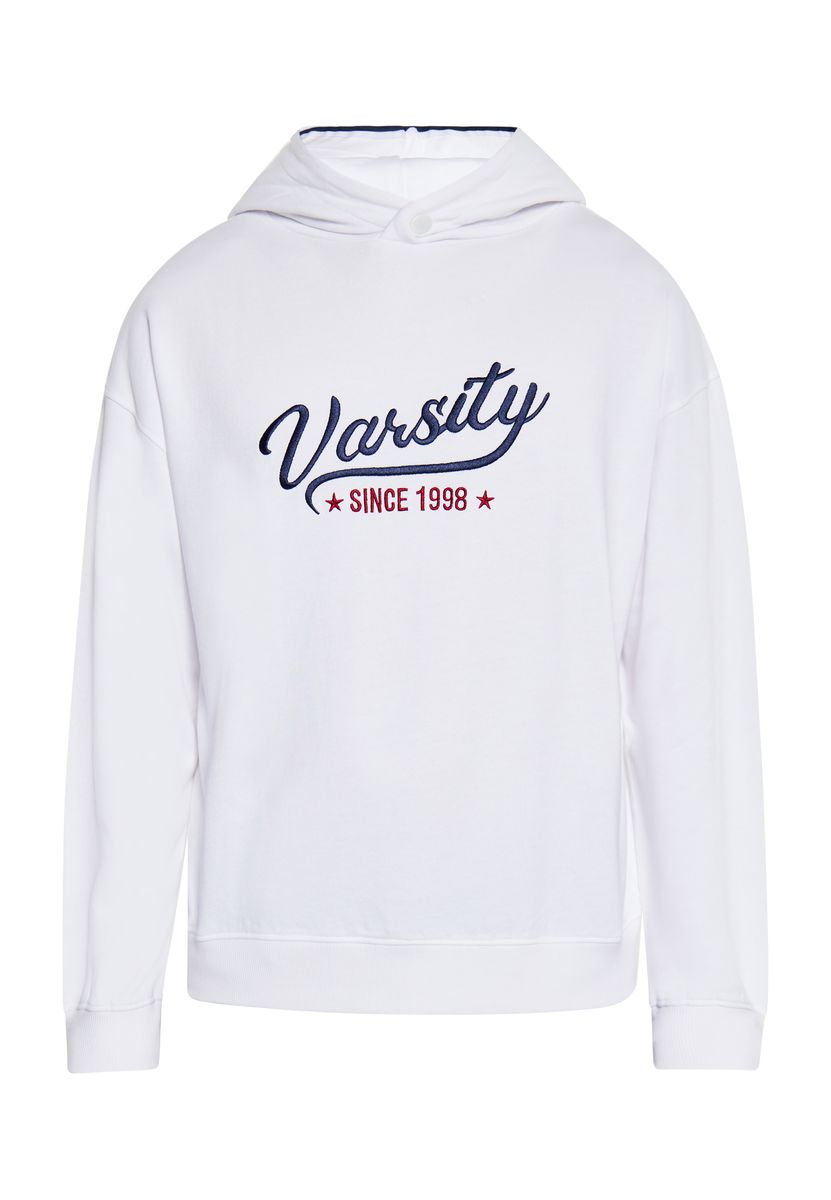 Varsity-Grafik-Hoodie aus Frottee