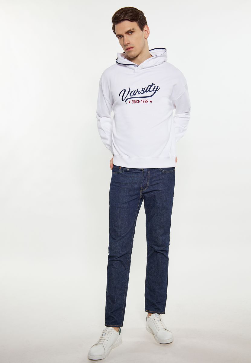 Varsity-Grafik-Hoodie aus Frottee