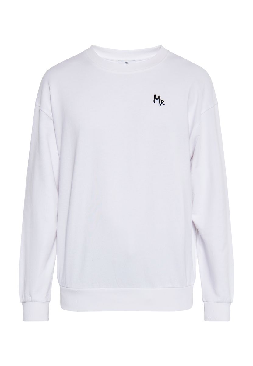 Klassisches Sweatshirt mit Stickerei