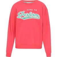 Lockerer Pullover mit Grafik-Schriftzug
