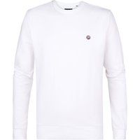 Minimalistisches Rundhalsshirt mit Logo-Patch