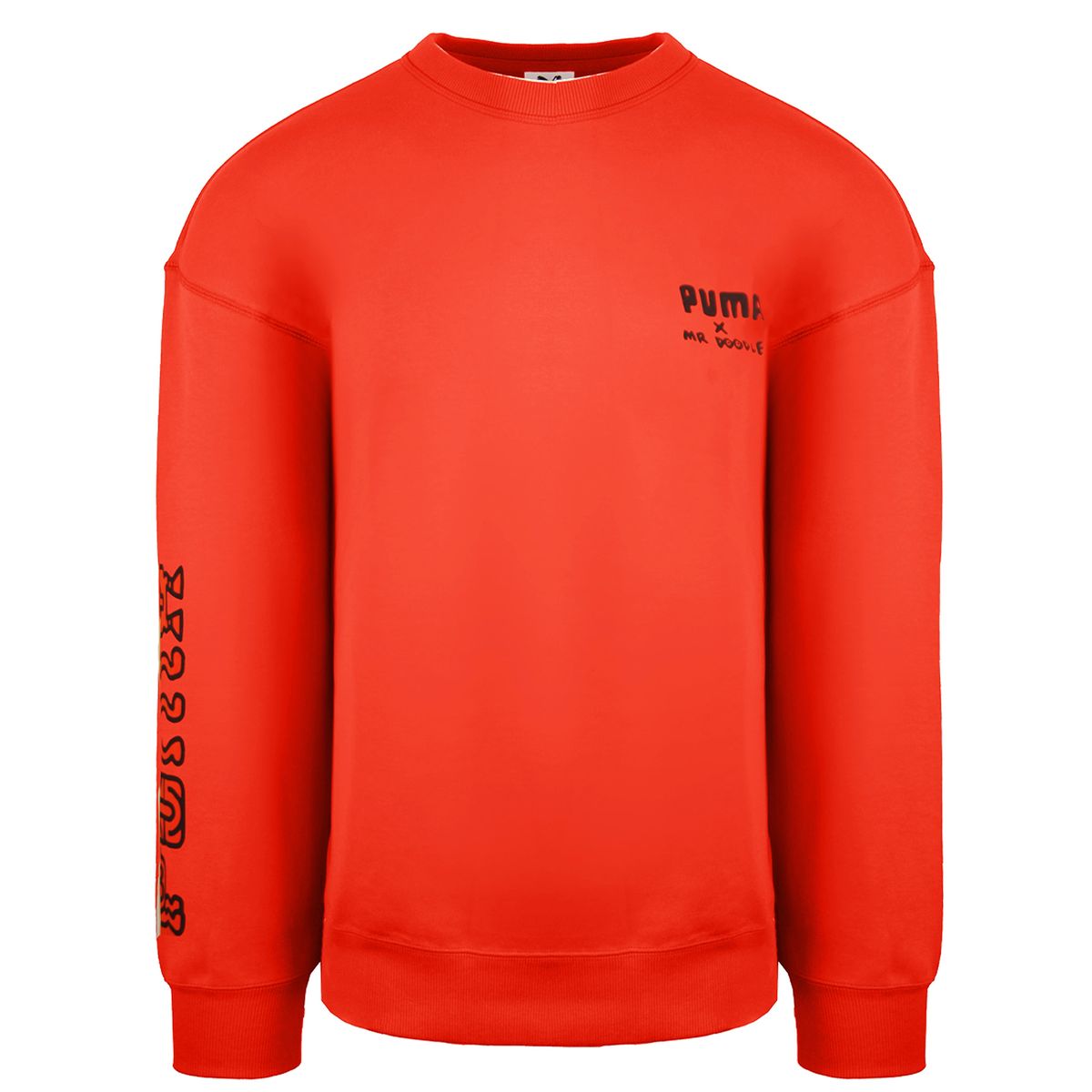 Sweatshirt mit Doodle-Grafik-Print