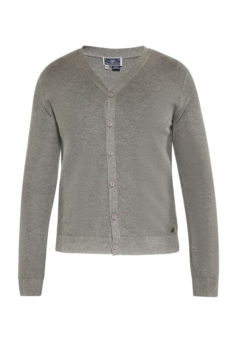 Klassische Strickjacke mit V-Ausschnitt