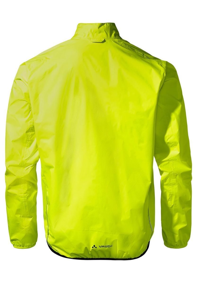 Leichte gelbe Radsport Regenjacke