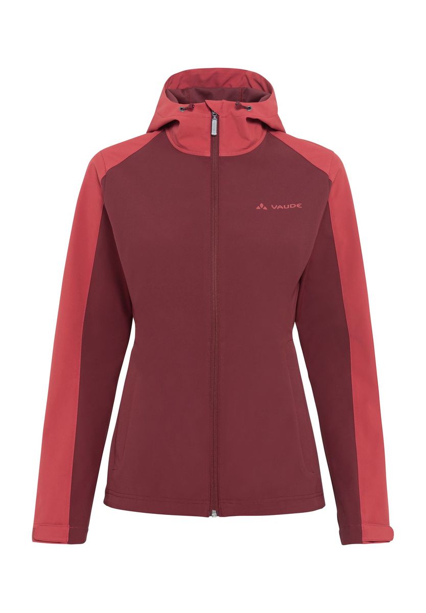 VAUDE SE Wo Adavia Hoody Jacket, 010 BLACK, 36, rot, 40
