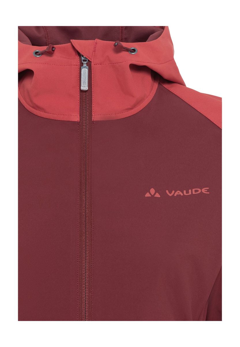 VAUDE SE Wo Adavia Hoody Jacket, 010 BLACK, 36, rot, 40