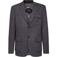 Maßgeschneiderter Kaschmir-Blazer mit Wappen-Stickerei