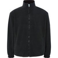 Microfleece-Jacke mit durchgehendem Reißverschluss
