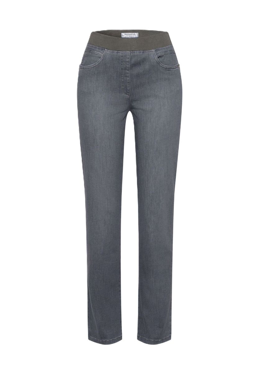 RAPHAELA BY BRAX Jeanshose "Pamina", Slim Fit, für Damen, grau, 36