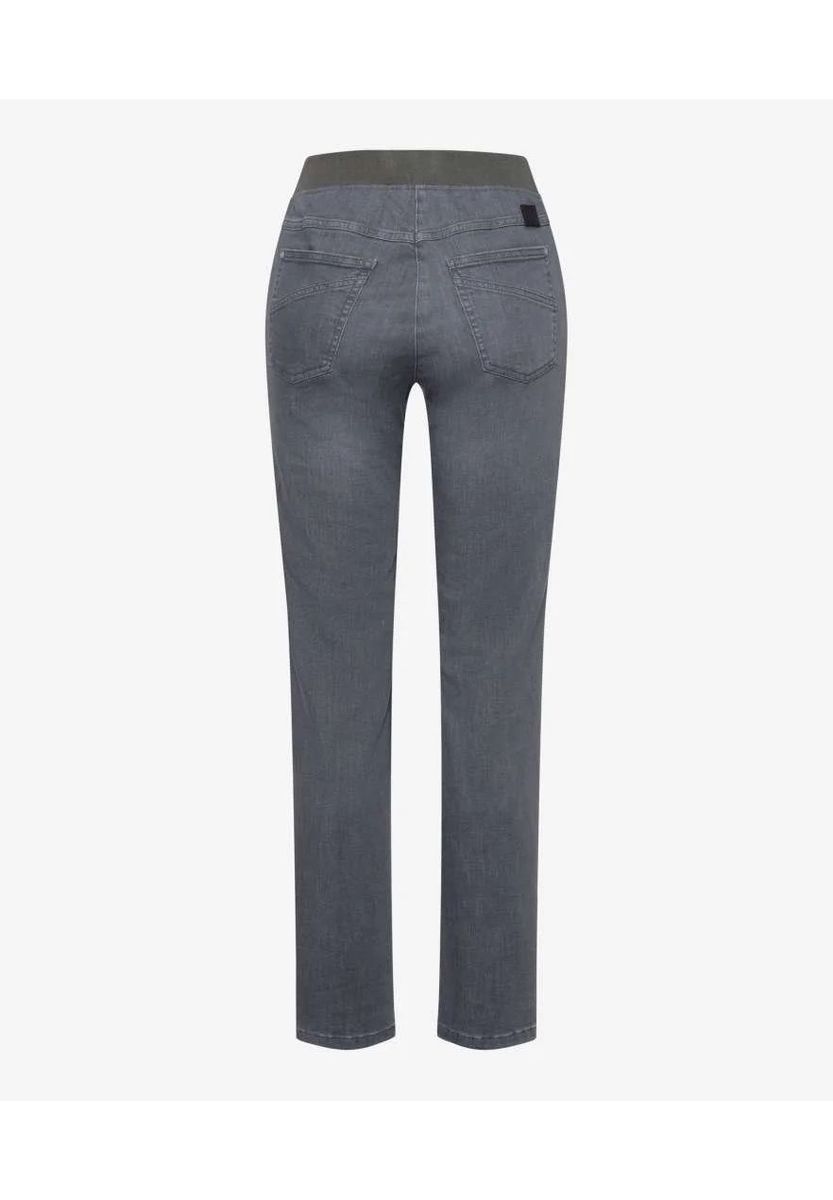 RAPHAELA BY BRAX Jeanshose "Pamina", Slim Fit, für Damen, grau, 36