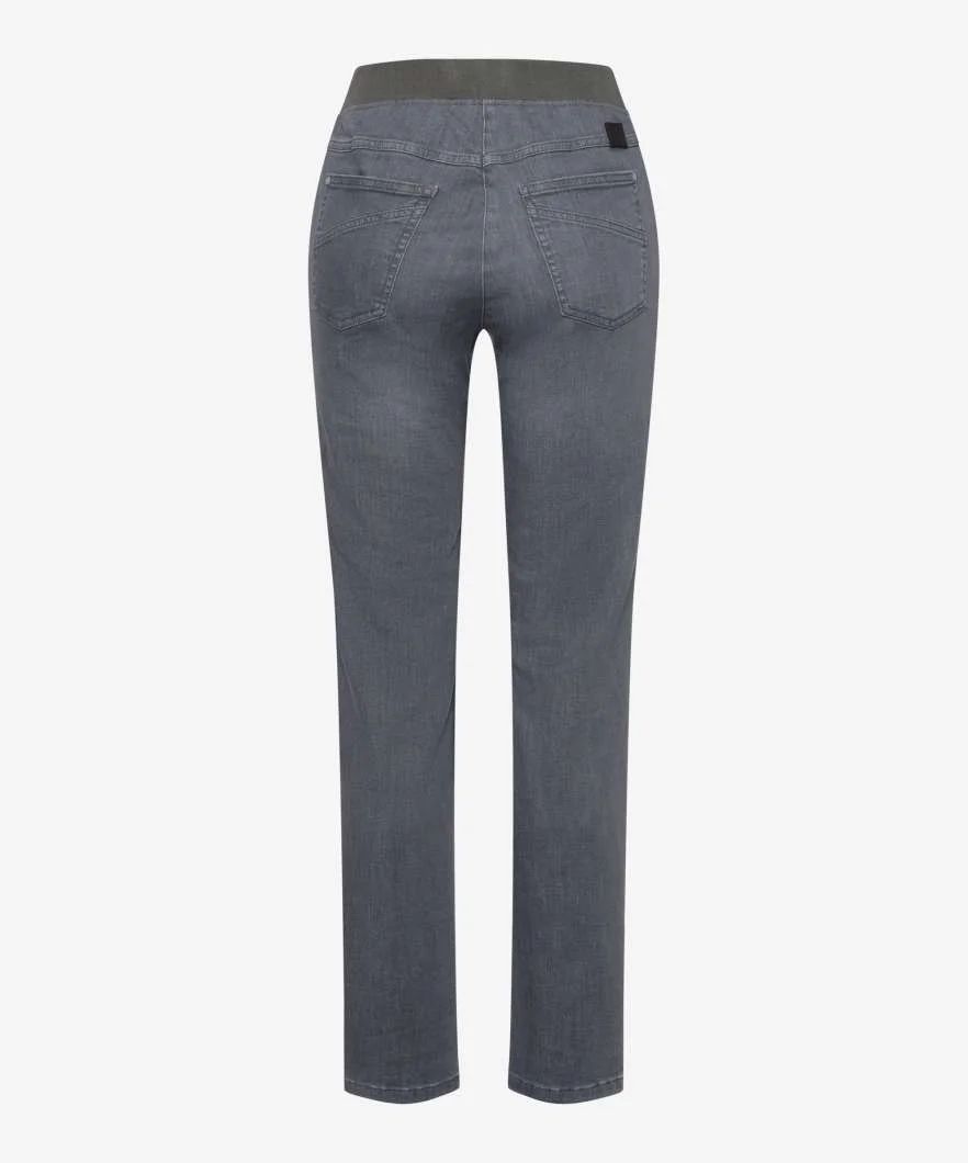 RAPHAELA BY BRAX Jeanshose "Pamina", Slim Fit, für Damen, grau, 36