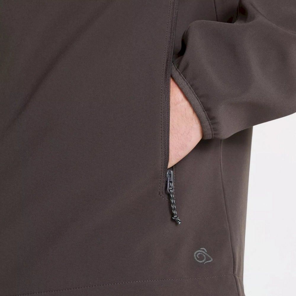 Technische Softshelljacke mit Brusttasche