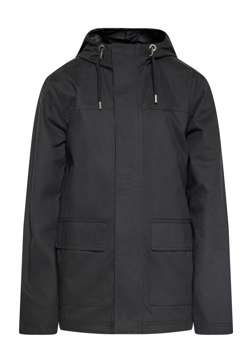 Minimalistische Kapuzenjacke im Utility-Stil
