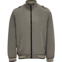 Minimalistische Harrington-Jacke mit Schulterklappen