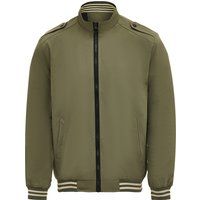 Militär-Inspirierte Bomberjacke mit Schulterklappen
