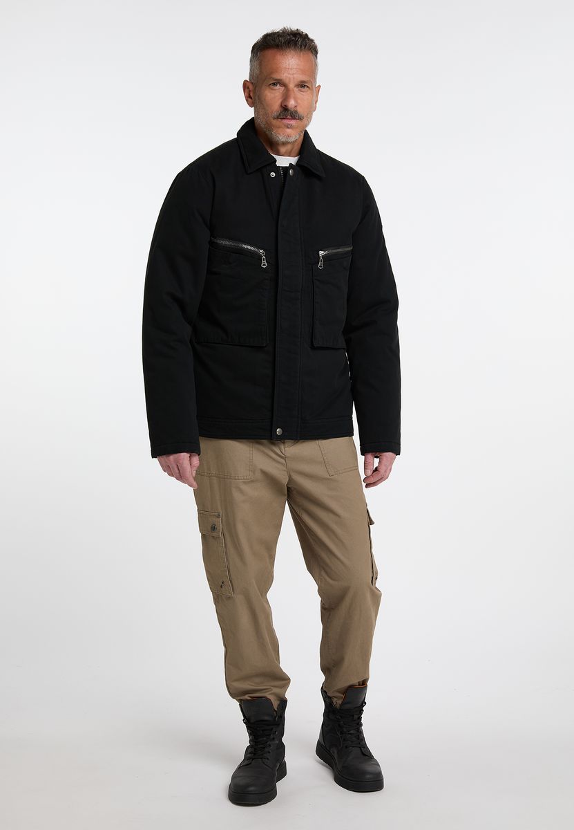 Wattierte Baumwoll-Utility-Winterjacke