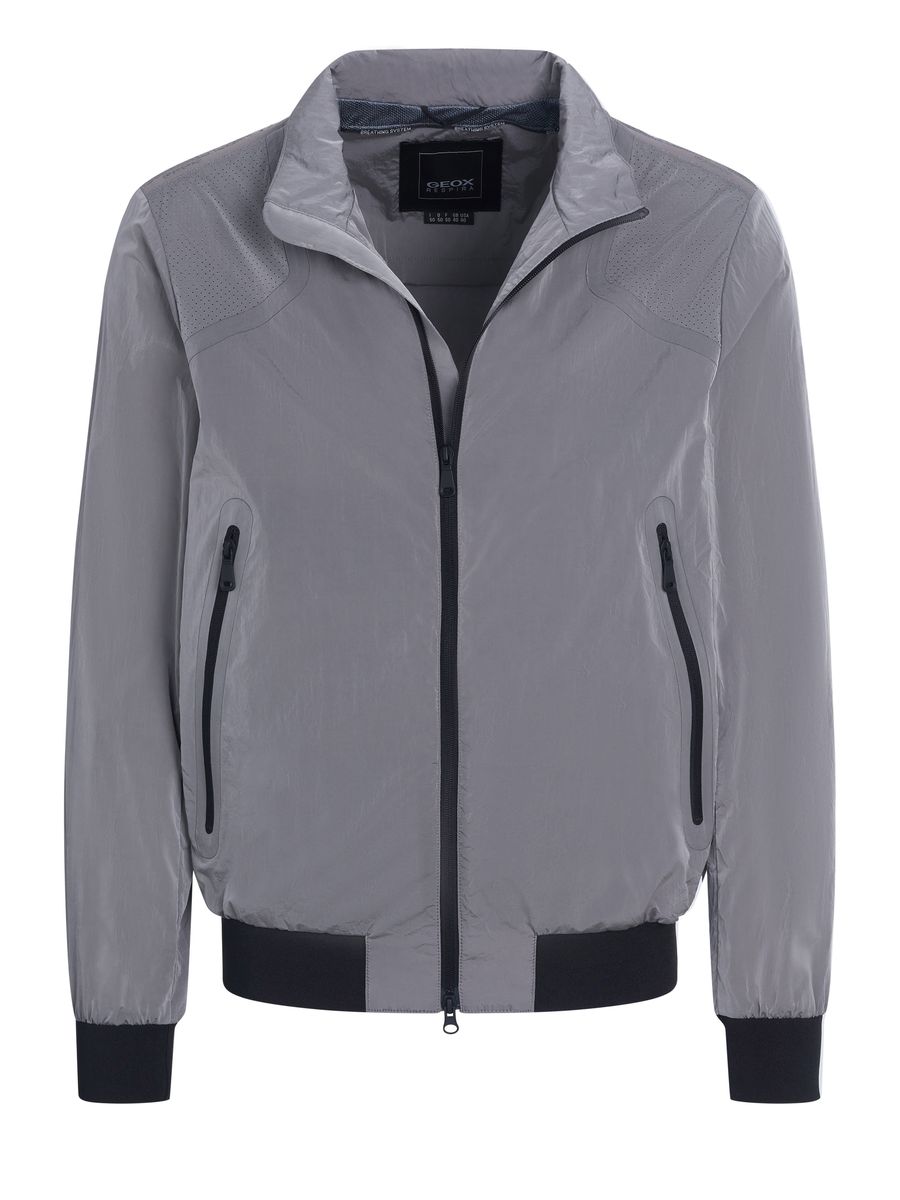 Leichte Bomberjacke mit Perforierung