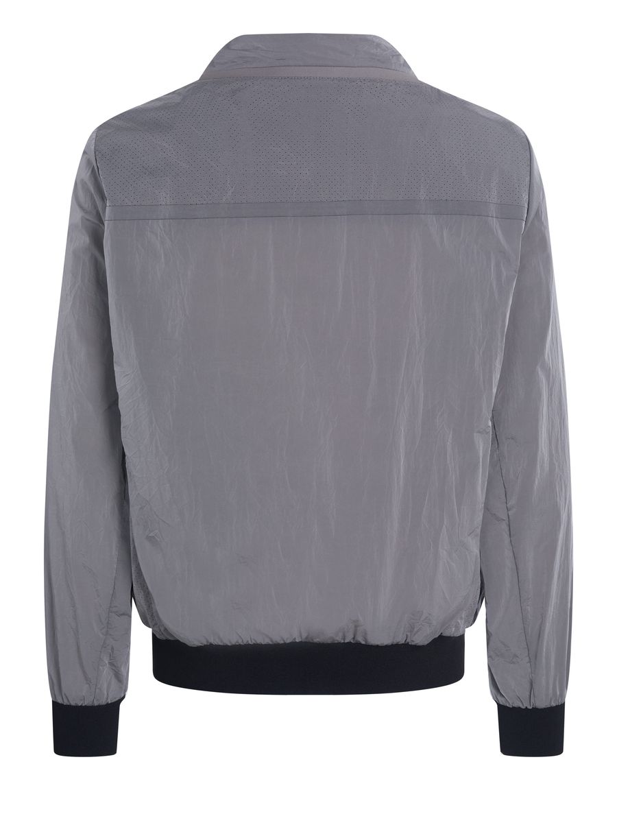 Leichte Bomberjacke mit Perforierung