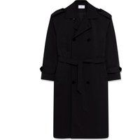 Doppelreihiger langer Trenchcoat