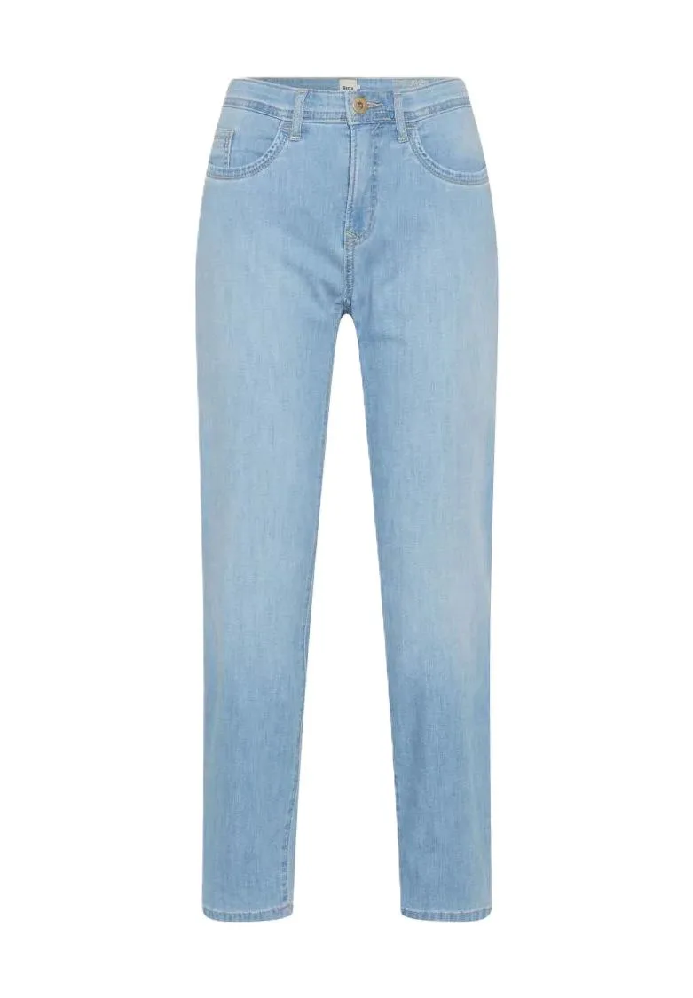Klassische Jeans mit geradem Bein in mittlerer Waschung