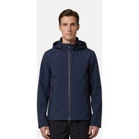 Minimalistische Softshelljacke mit Kapuze