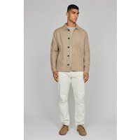 Minimalistisches Utility Overshirt mit Knopfleiste