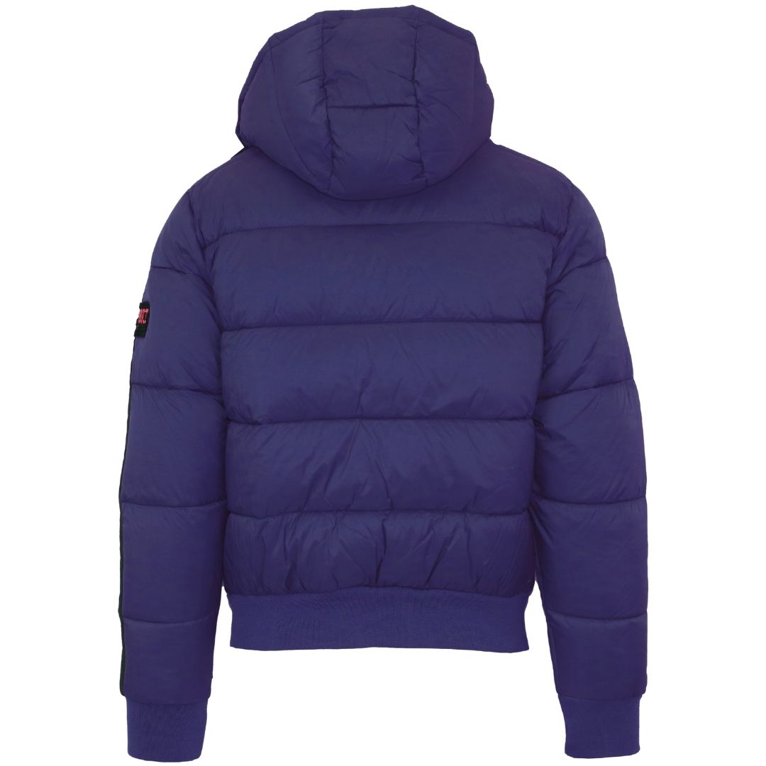 Wattierte Pufferjacke mit Kapuze