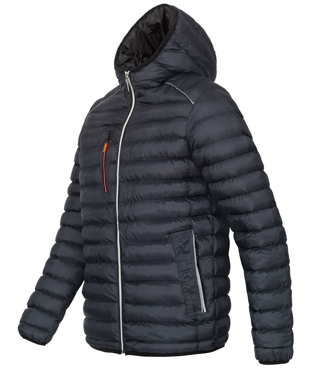 Leichte gesteppte Pufferjacke mit Kapuze