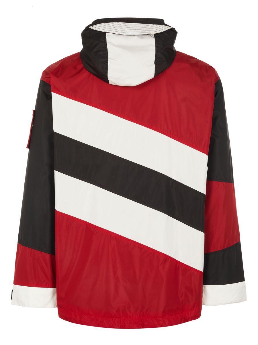 Kapuzen-Anorak im Colorblock-Design