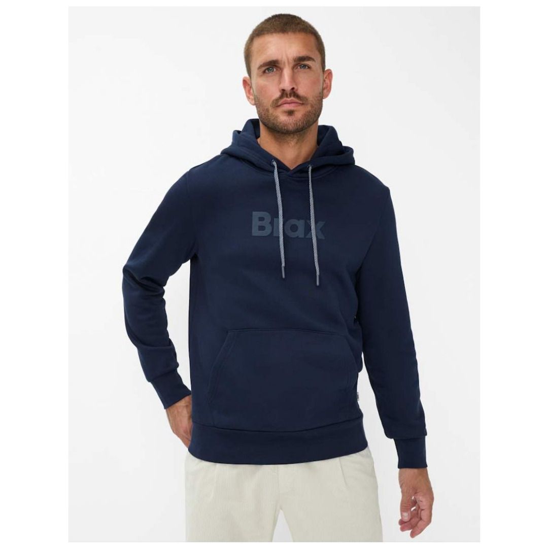 Klassischer Kapuzenpullover mit Logo-Print