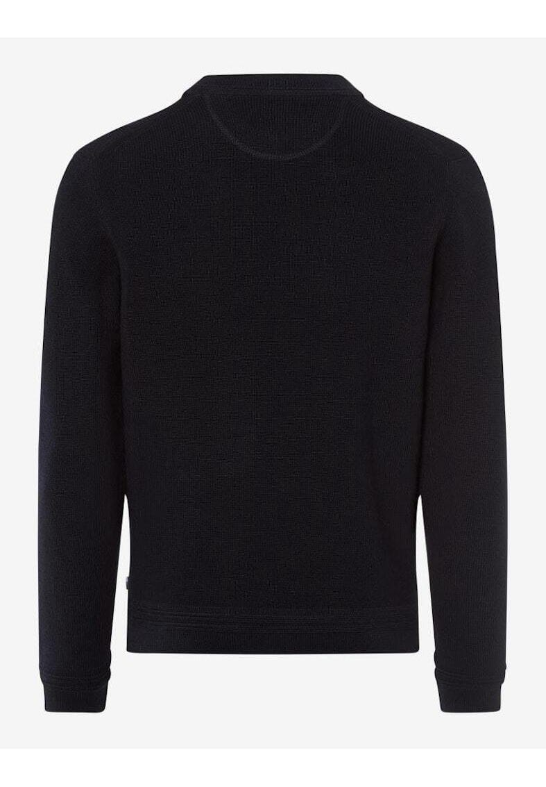 Klassischer Strickpullover mit Rundhalsausschnitt