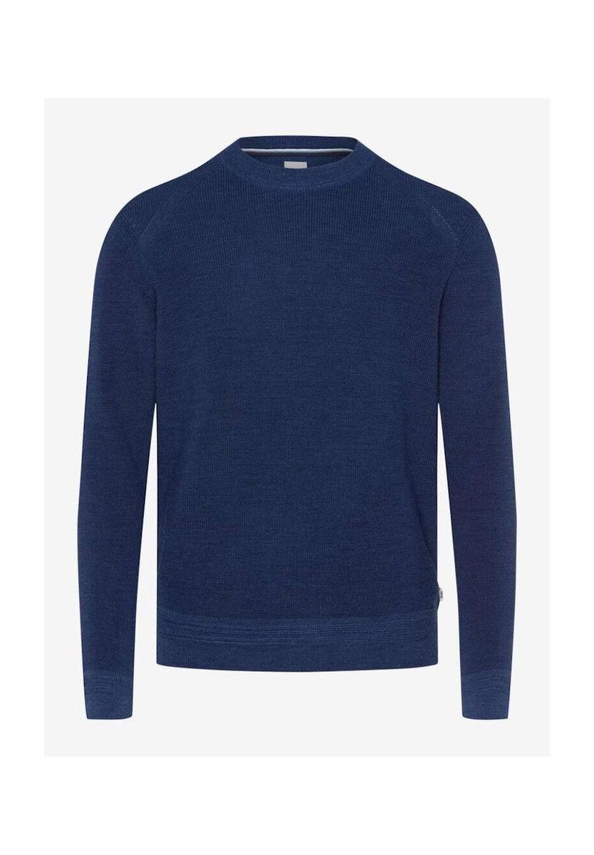 Klassischer Strickpullover mit Rundhalsausschnitt