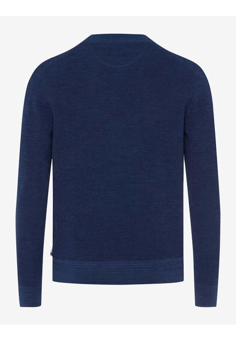 Klassischer Strickpullover mit Rundhalsausschnitt