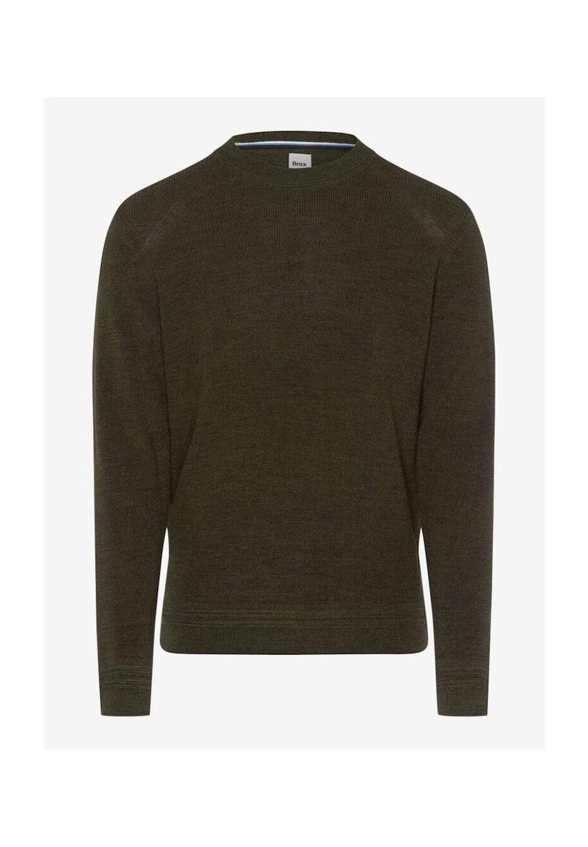 Klassischer Strickpullover mit Rundhalsausschnitt