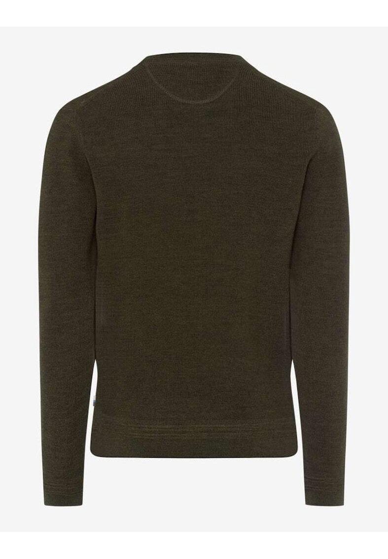 Klassischer Strickpullover mit Rundhalsausschnitt