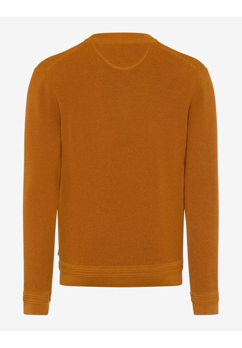 Klassischer Strickpullover mit Rundhalsausschnitt