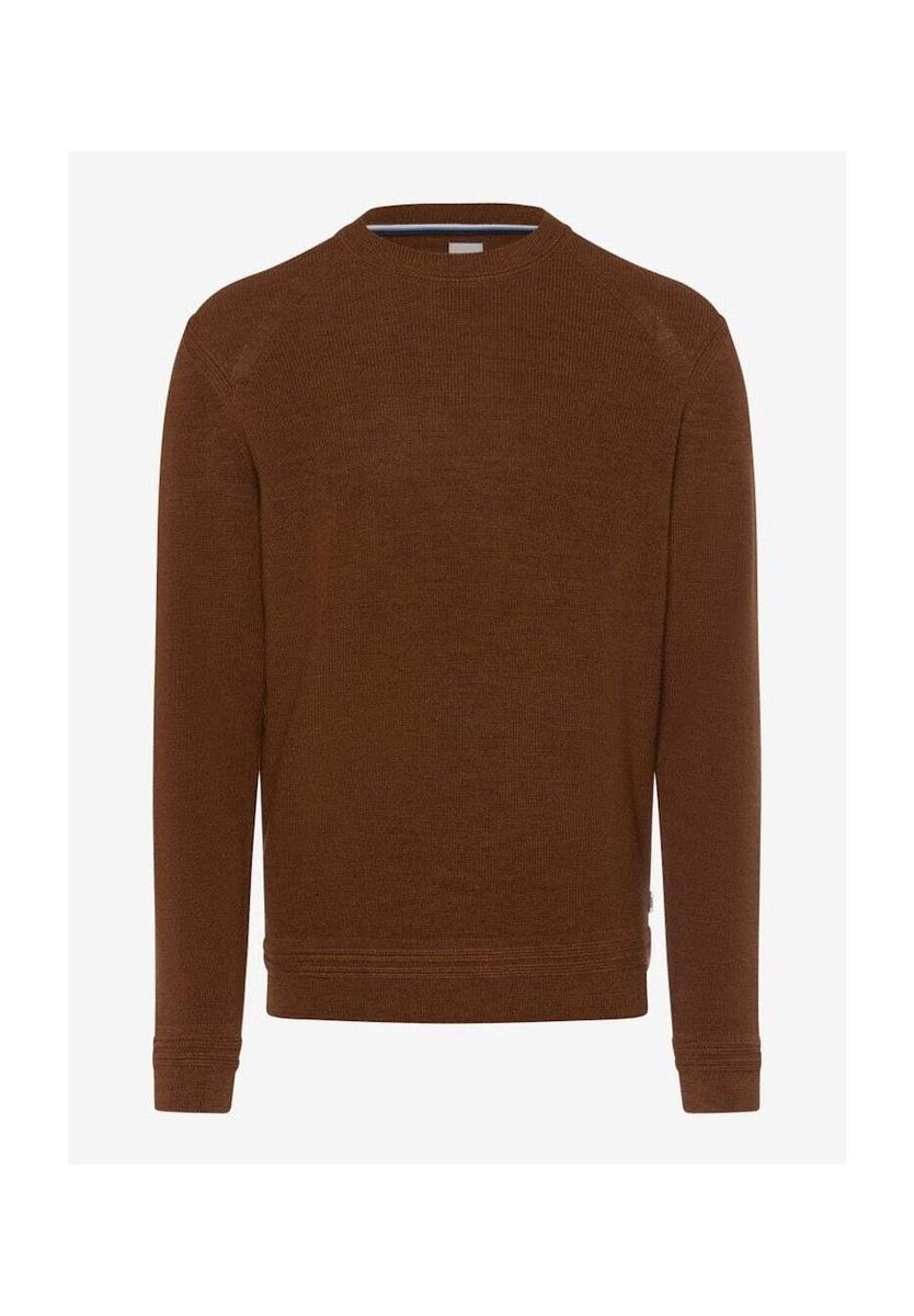 Klassischer Feinstrick Rundhals Pullover