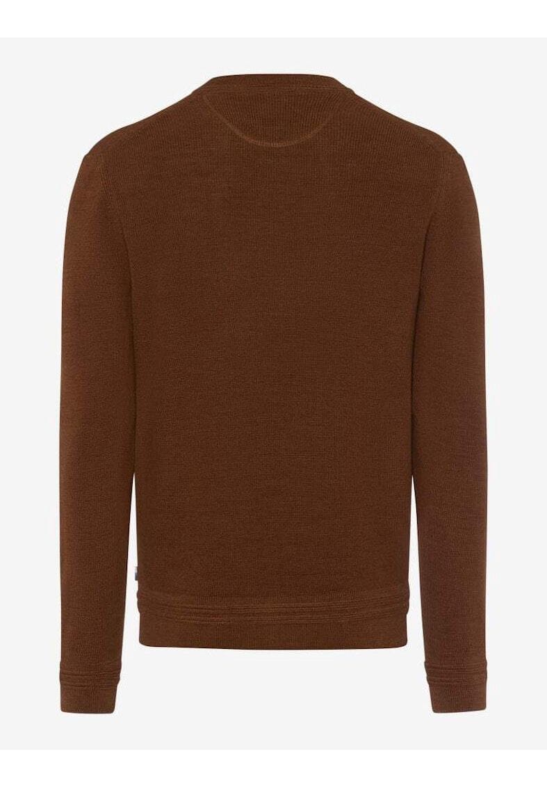 Klassischer Feinstrick Rundhals Pullover