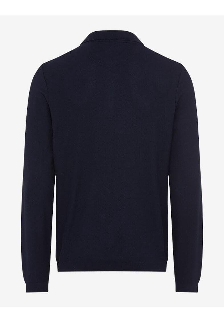 Klassisches Langarm-Poloshirt