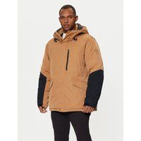 Utility-Parka mit Kapuze und Blockfarben