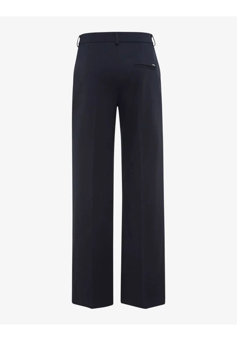 Palazzo-Hose mit weitem Bein